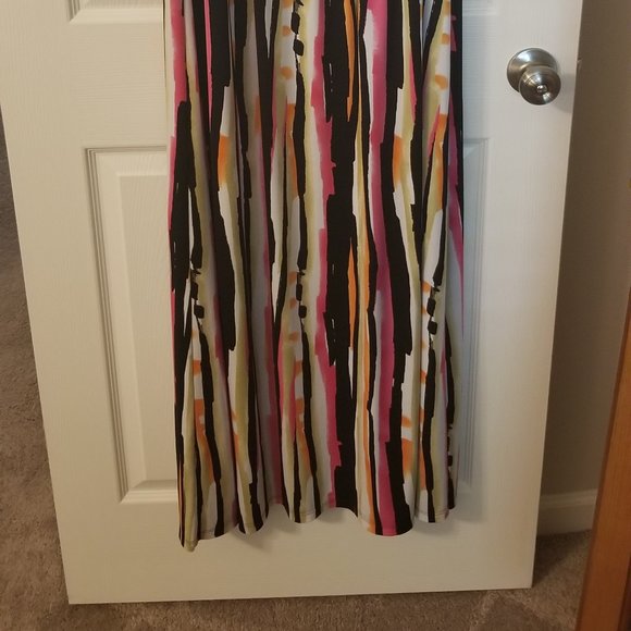 BOB MACKIE WEARABLE ART LONG DRESS - Picture 2 of 9